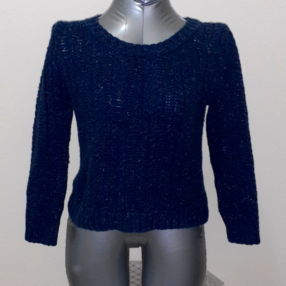 Cropped Knit Sweater